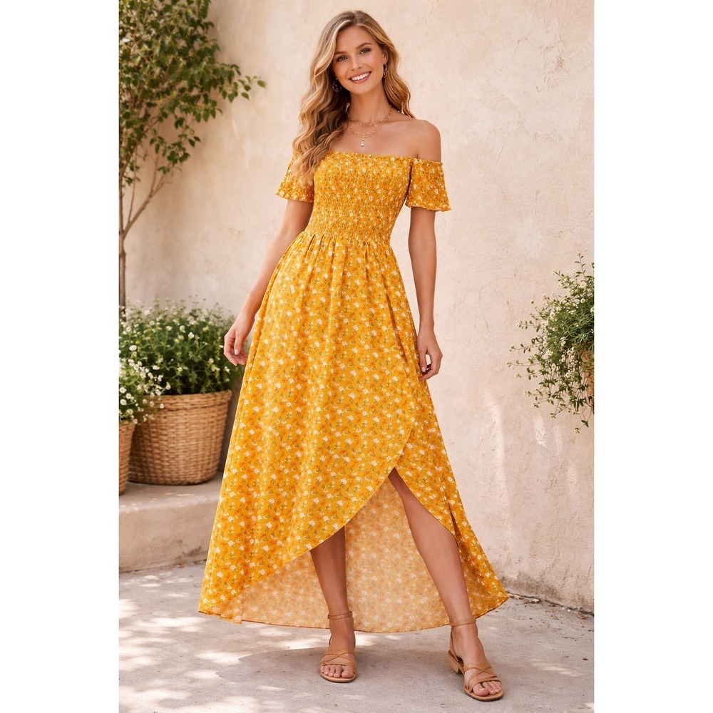Milkmade Floral Dress Size Medium Fairy Midi